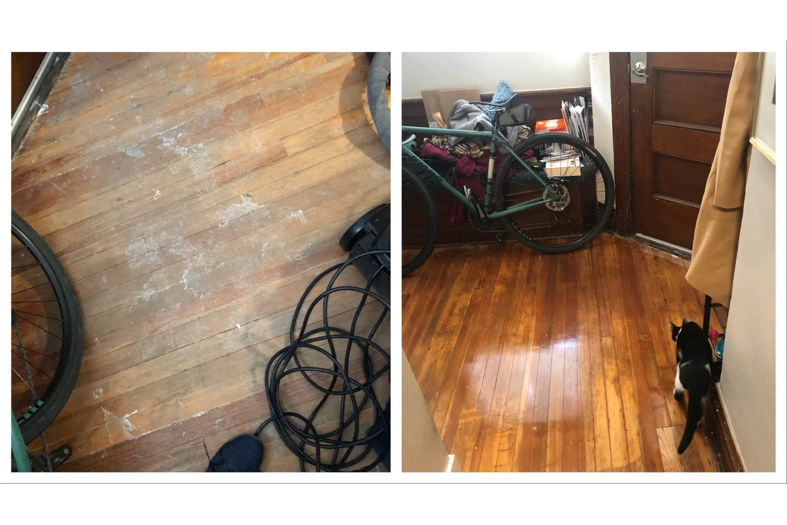 hardwood flooring cleaned by the professionals at MaidPro Denver