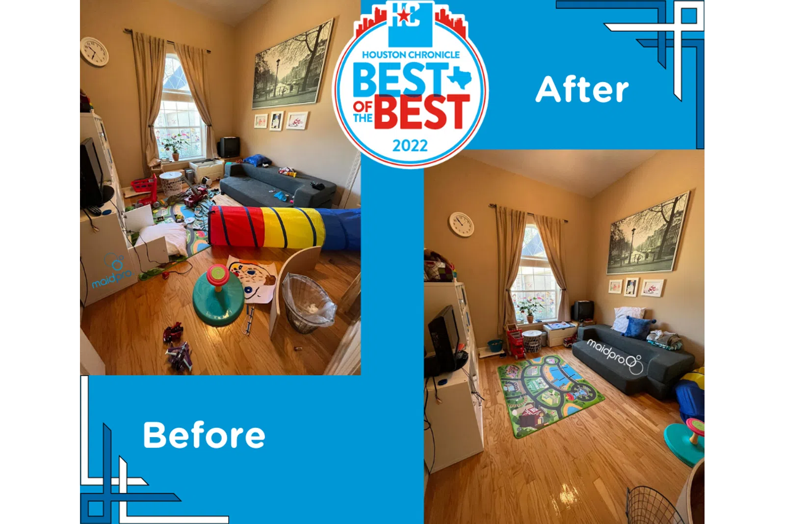 MaidPro Katy also professionally cleans bedrooms!