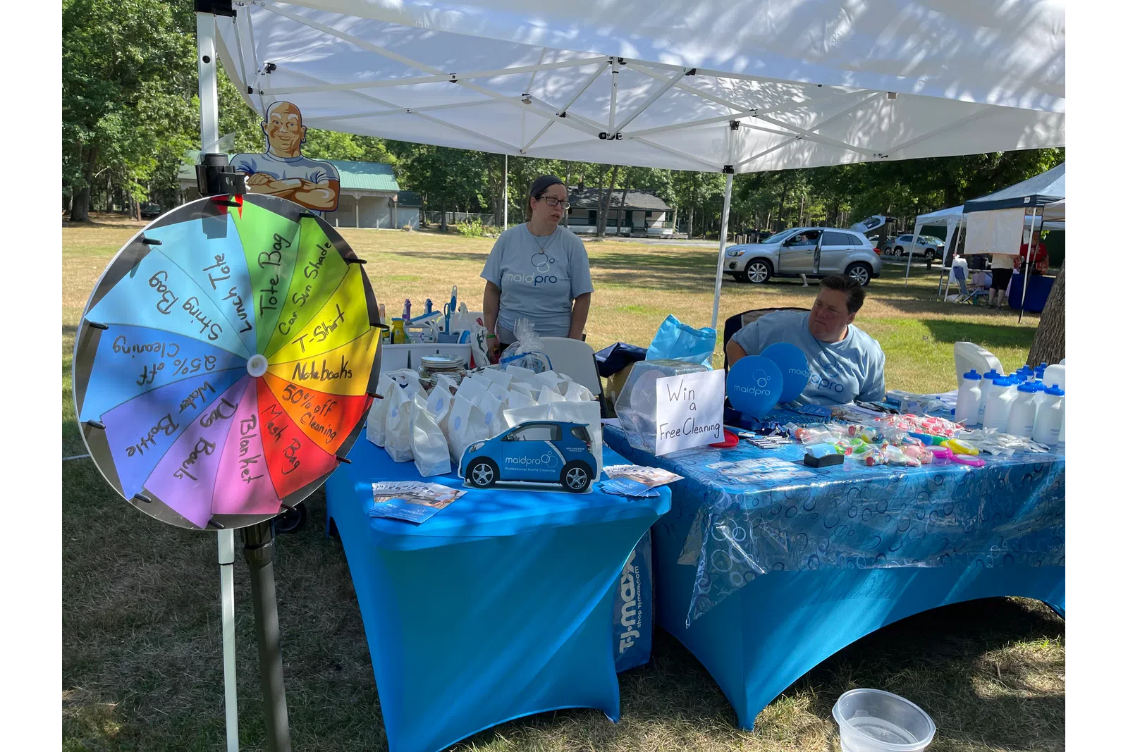 MaidPro at a local event in Massachusetts