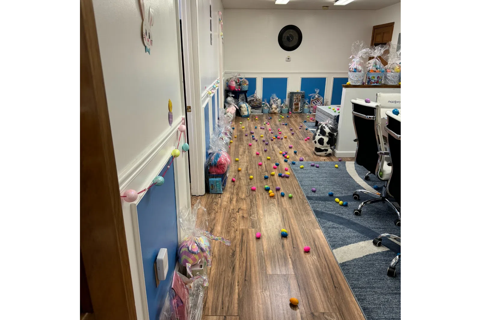 MaidPro Tyngsborough, Massachusetts Easter egg hunt in the office