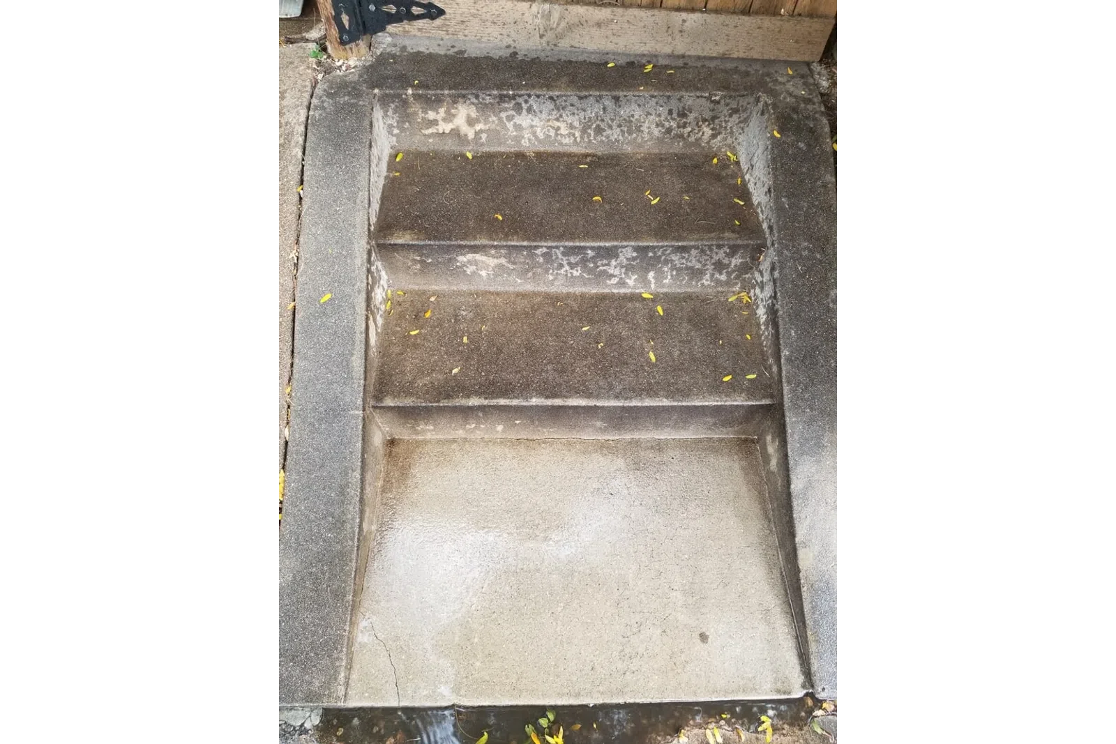 a set of stairs