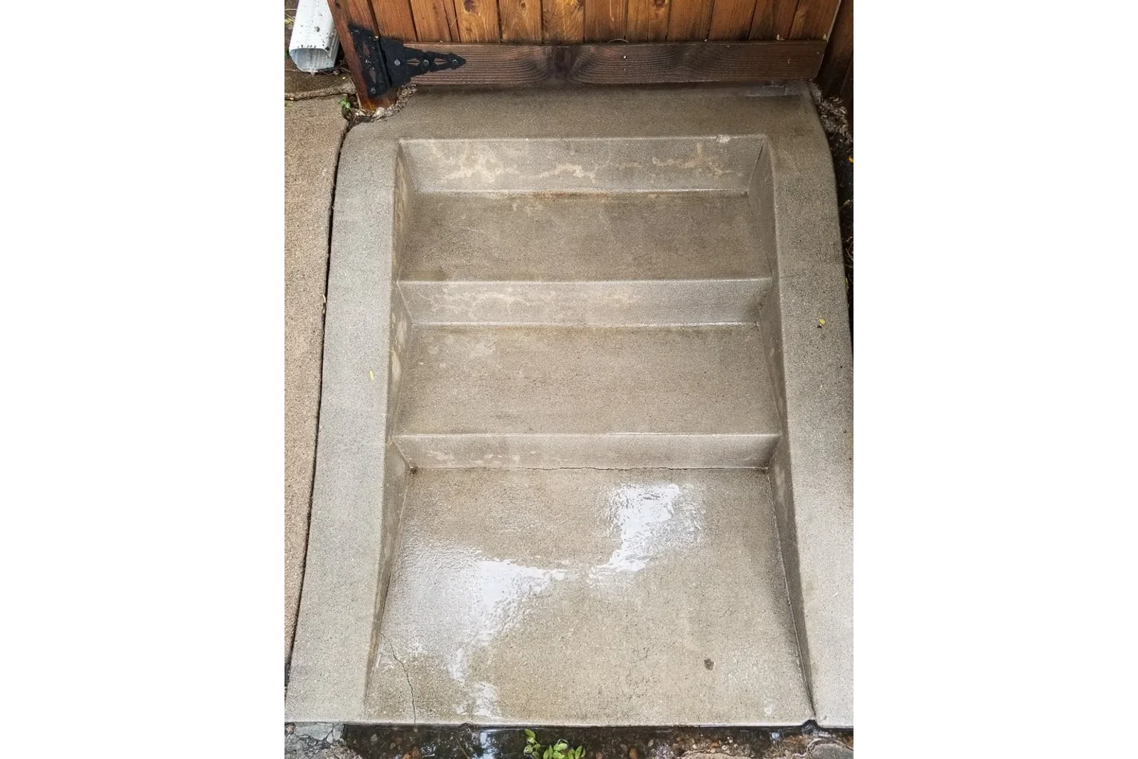 a set of stairs
