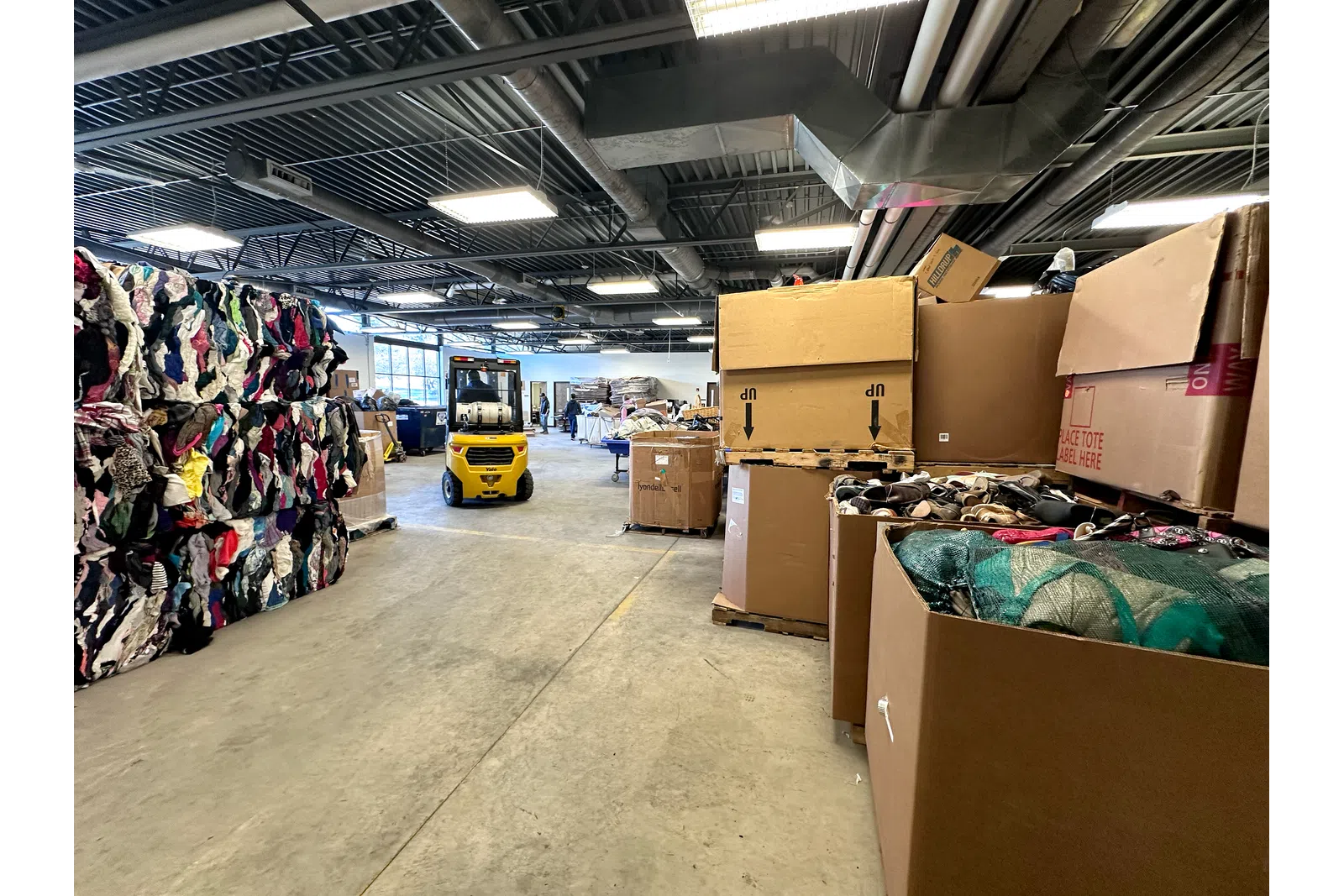 a warehouse full of boxes
