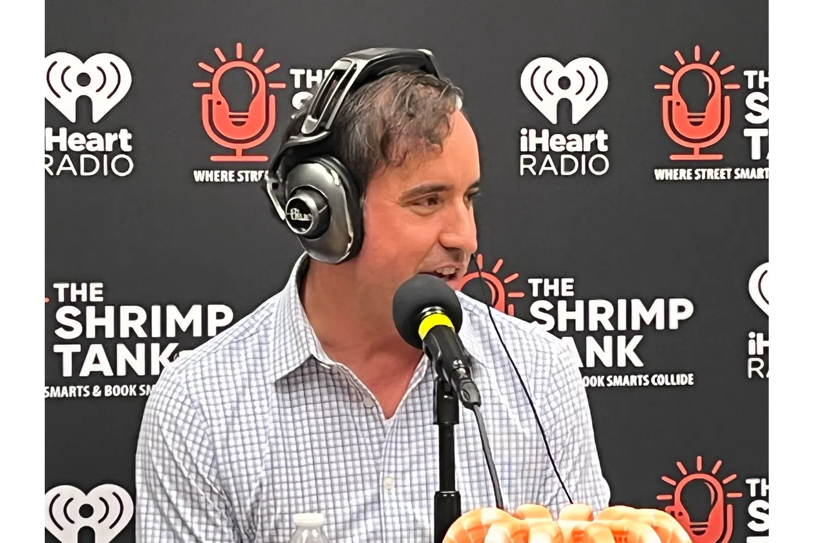 a man wearing headphones
