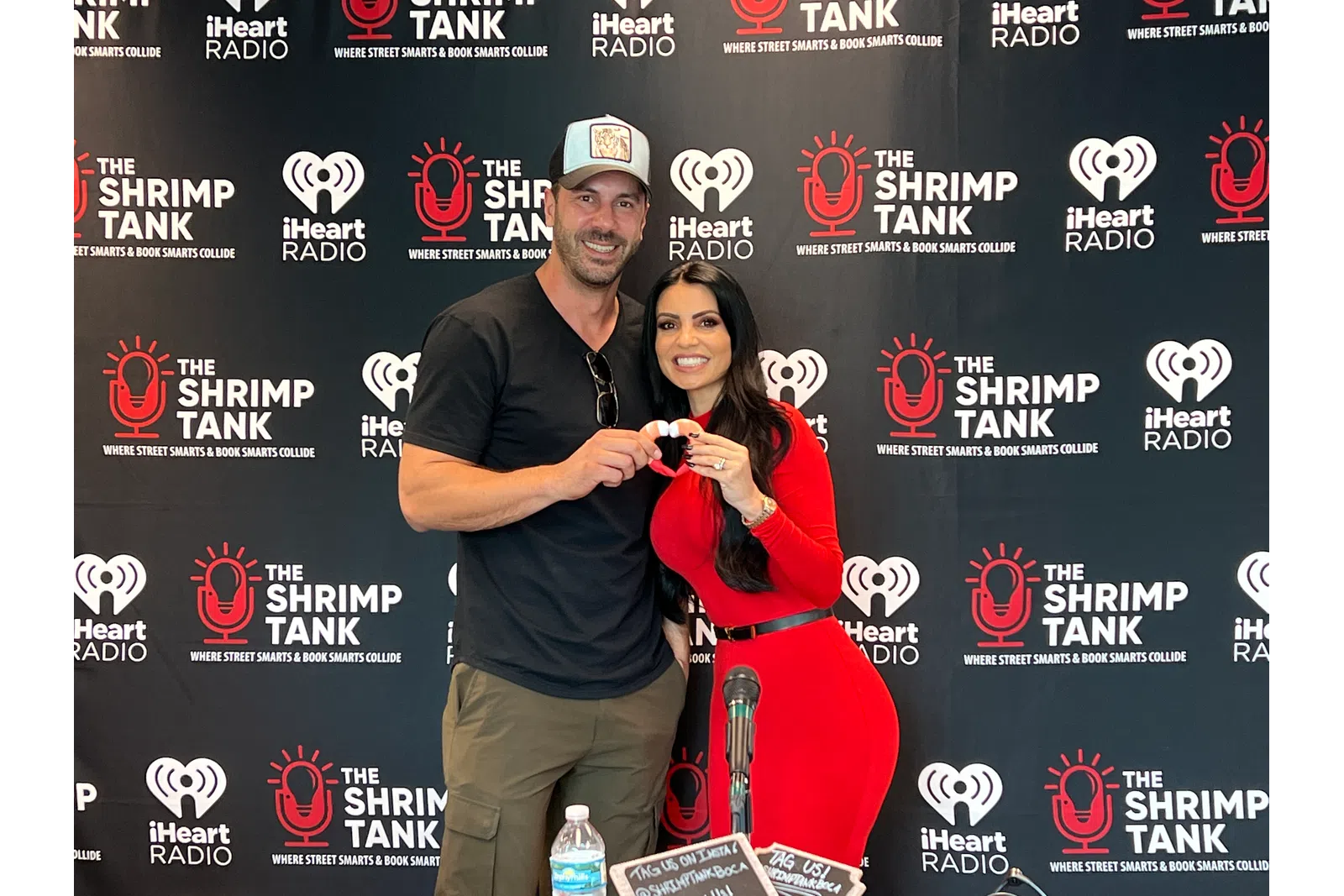 a man and woman posing for a picture