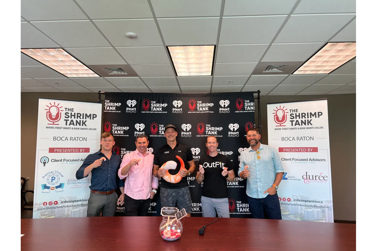 a group of men posing for a picture