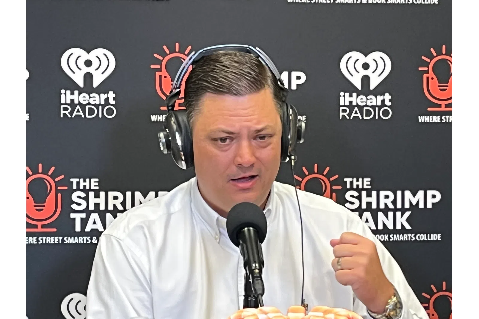 a man wearing headphones