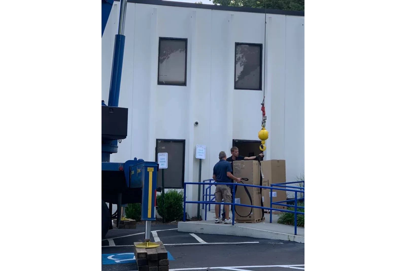 a person standing in front of a building