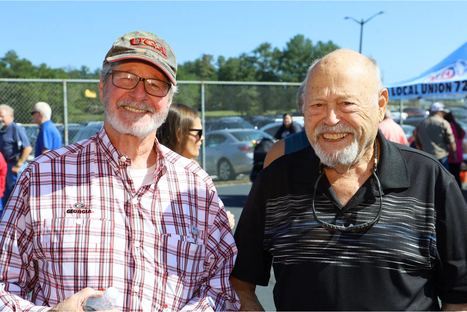 two men standing together