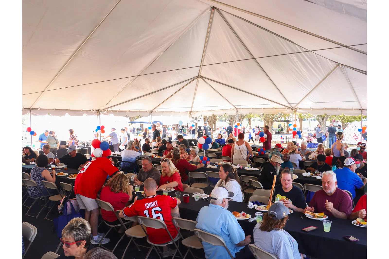 a large crowd of people at a function