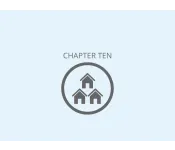 Graphic of three homes