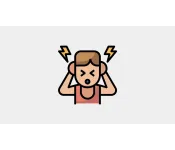 Graphic of child covering ears