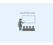 Graphic of teacher and pupils