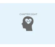 Side profile of person with heart-shape inside brain