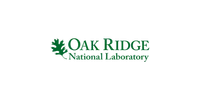 Oak Ridge National Laboratory logo with a green oak leaf and text on a transparent background
