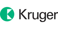Kruger logo featuring a green circle with a white geometric K shape and the word Kruger in black text