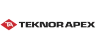 Teknor Apex logo with red diamond and white TA letters next to bold black Teknor Apex text