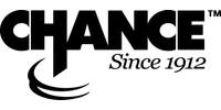 Chance logo featuring bold text and swoosh design with tagline Since 1912 in black and white