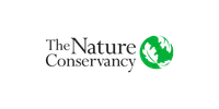 The Nature Conservancy logo with black text and a green circular leaf design on a white background