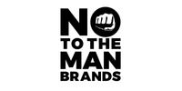 White stylized clenched fist punching forward on a black background symbolizing strength and power.
