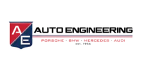 Auto Experts logo featuring a red and blue shield, listing Porsche, BMW, Mercedes, and Audi.