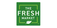 The Fresh Market logo with white text and leaf icon on a green background.