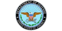 Seal of the United States Department of Defense featuring a bald eagle with outstretched wings and shield
