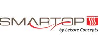 SMARTOP logo with stylized red and brown text and three red heat waves icon by Leisure Concepts