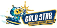 a blue and yellow logo