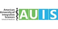 Logo of American University of Integrative Sciences School of Medicine with AUIS letters and medical symbol