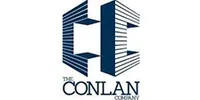 The Conlan Company logo with stylized blue 3D letters T and C and company name below on white background