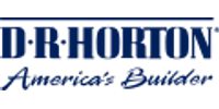 D R Horton logo with tagline America's Builder in blue text on a white background