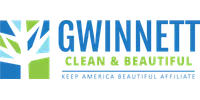 Gwinnett Clean & Beautiful logo with green tree graphic and text Keep America Beautiful affiliate
