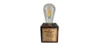 a candle in a glass
