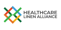 Healthcare Linen Alliance logo with multicolored intersecting lines and bold gray text