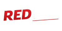 RED 94.5 radio logo with slogan Lincoln's New Music in red and white on black background