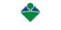 Veratha Nurseries logo with a stylized tree and green and blue diamond shapes on black background