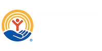 United Way of the Midlands logo with stylized hand and human figure in orange and blue colors