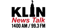 Headline Express News Talk logo with bold red and blue text on white background