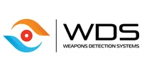 Logo of Weapons Detection Systems featuring orange and blue elements with a central red circle.
