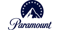 Paramount Pictures logo featuring a mountain with 22 stars in a circle above and cursive text below.