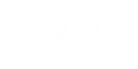 White Hampton Inn logo with decorative accents on a black background.