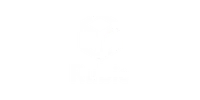 White outline of a cube above the word Rubic on a black background logo.