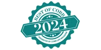 Best of Cobb 2024 award badge presented by Cobb Life Magazine in teal and white colors.