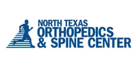 Logo of North Texas Orthopedics & Spine Center featuring a running figure and bold text.