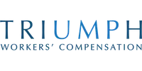 Triumph Workers' Compensation logo in blue, representing security and support for workers.