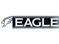 Eagle logo featuring a stylized eagle graphic and bold typography.