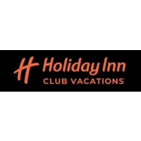 Holiday Inn Club Vacations logo in orange on a black background