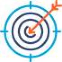 an arrow hitting a target