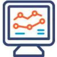 a line chart on a computer